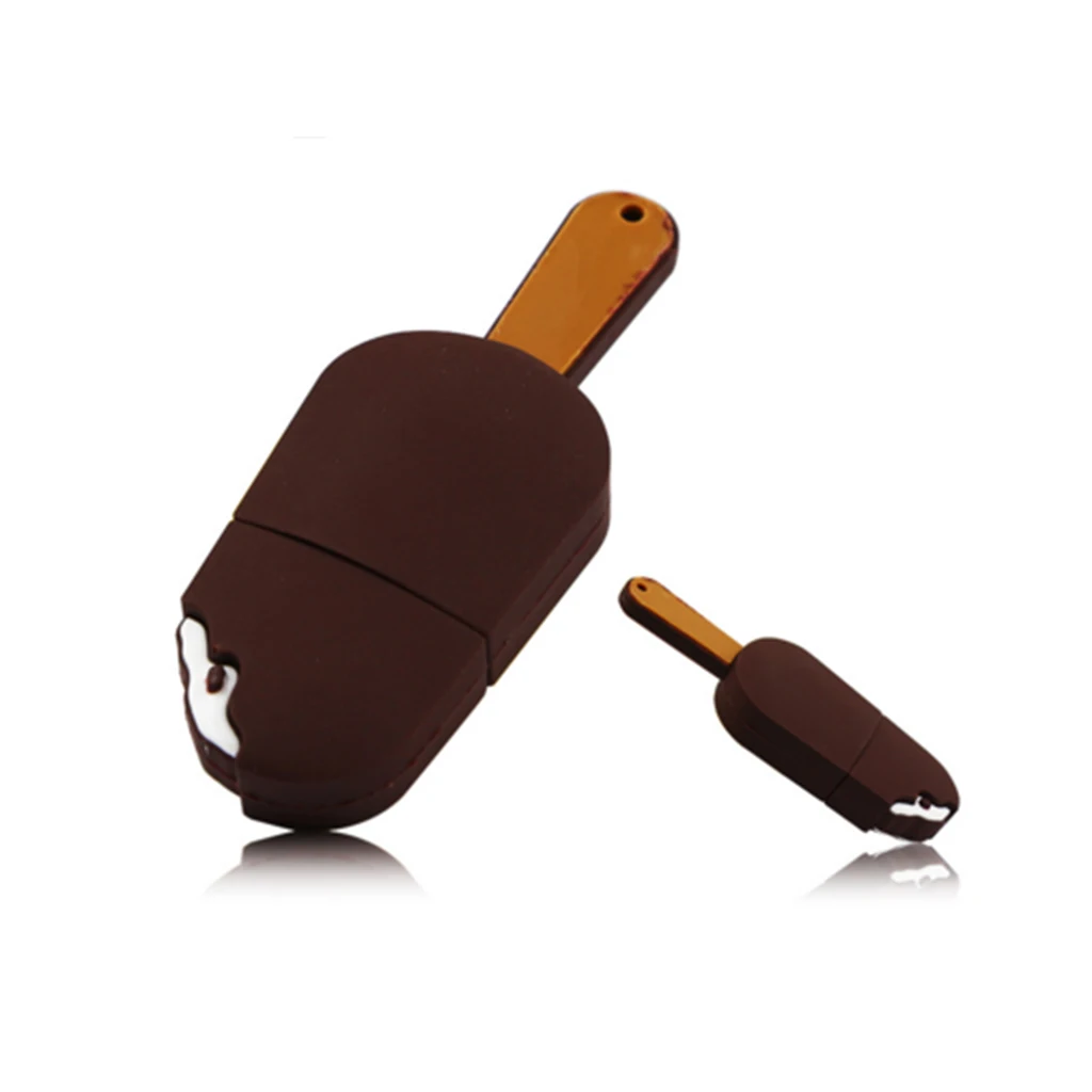 Cartoon Chocolate Ice Cream Written Test Drive 4gb 8gb 16gb 32gb 64gb 128gb Silicone USB 2.0 Pen | Компьютеры и офис