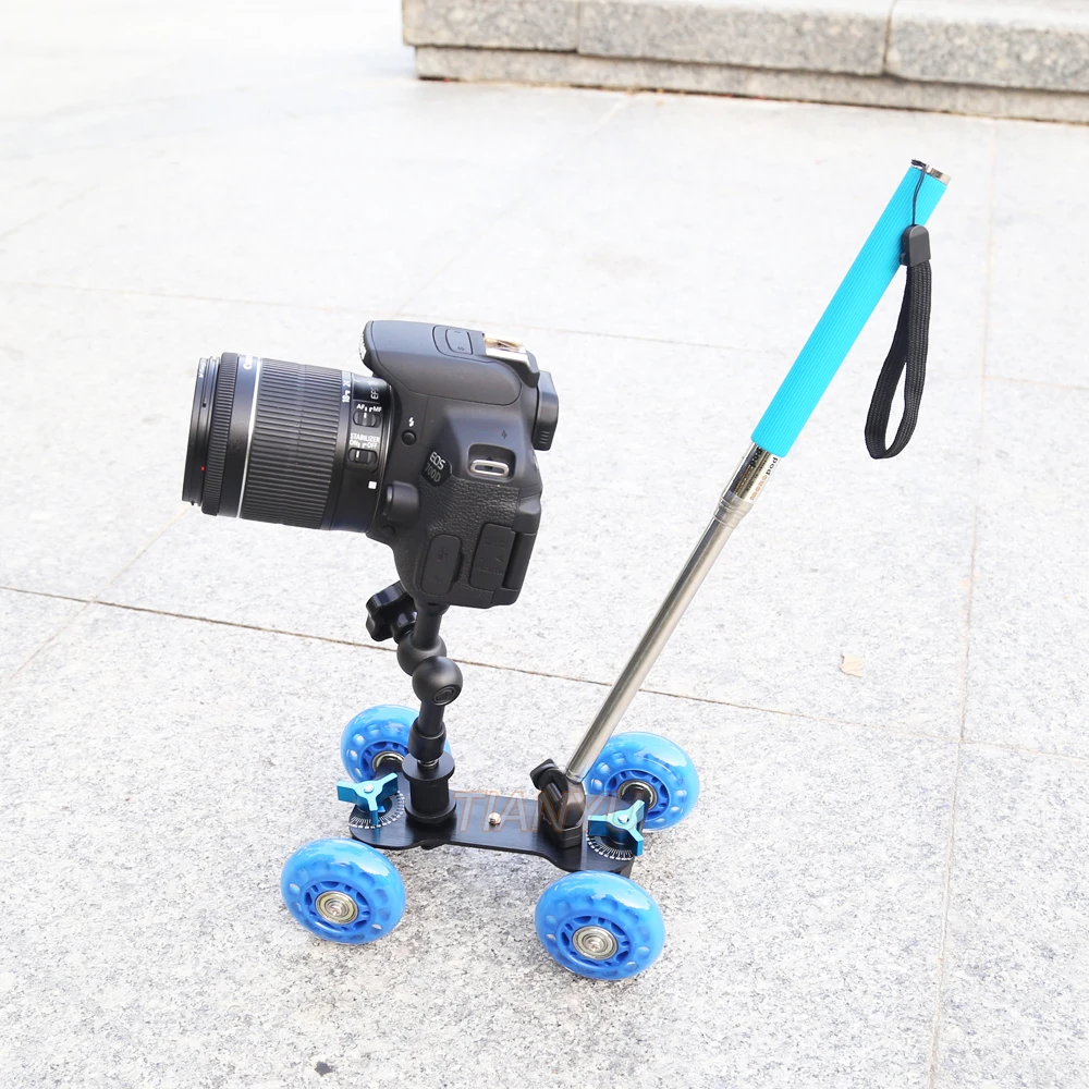 DSLR Rig Настольная Фотография Долли + 7 дюймов Magic arm ручной рычаг монопод камера