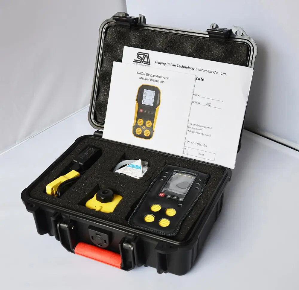

IP67 Portable Multi 4 Gas Detector H2S CO O2 LEL