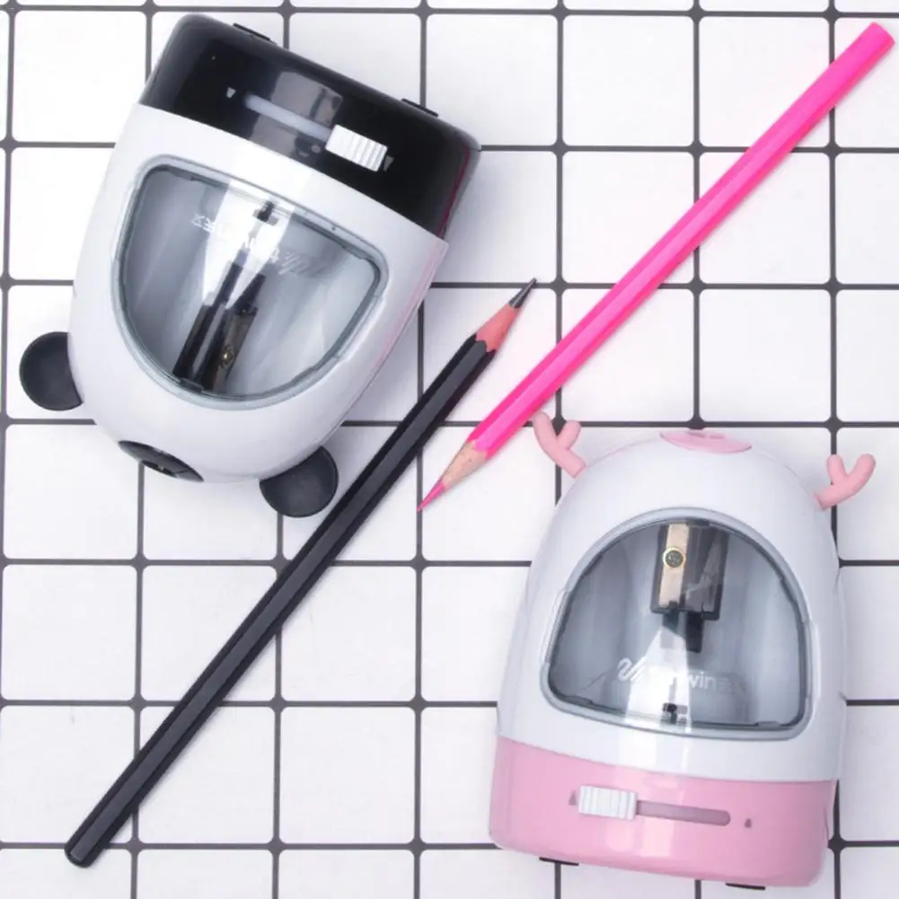 Электрическая автоматическая точилка для карандашей милый мультяшный карандаш