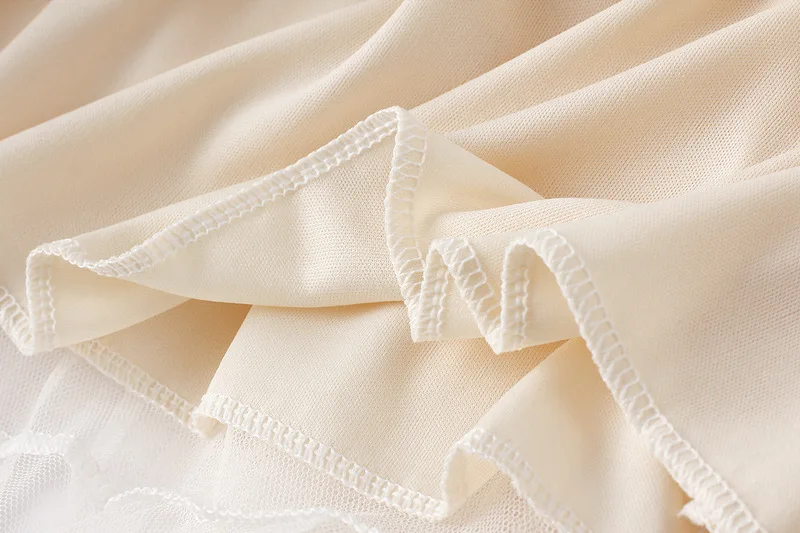 

Spring Pleated Solid Ball Gown High Waist Skirt A Line Mesh Irregular Women's Skirts Sweet Fresh Elegant Feminino Mujer Faldas