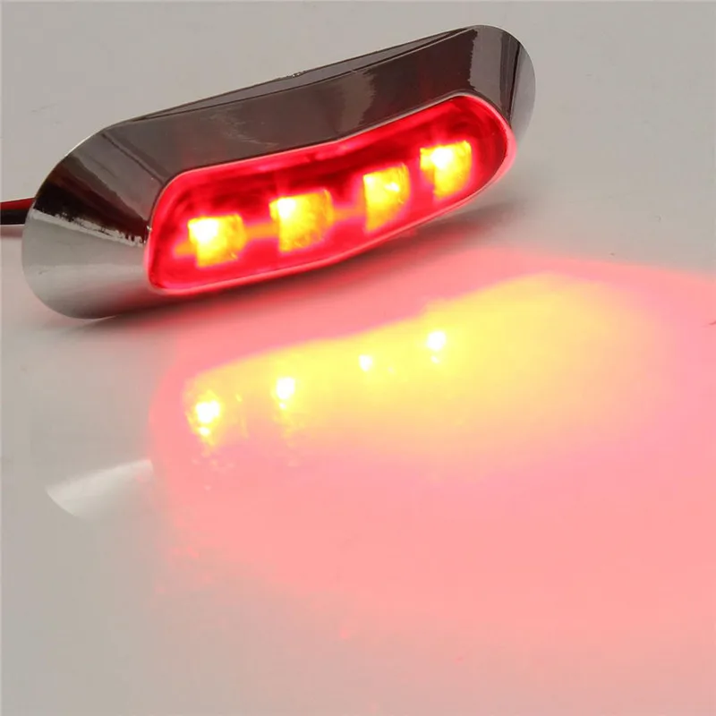 

New 1Pcs LED Side Marker Clearance Tail Lamp Parking 12V/24V Dustproof Waterproof for Truck Car Trailer Rear Signal Light#297265