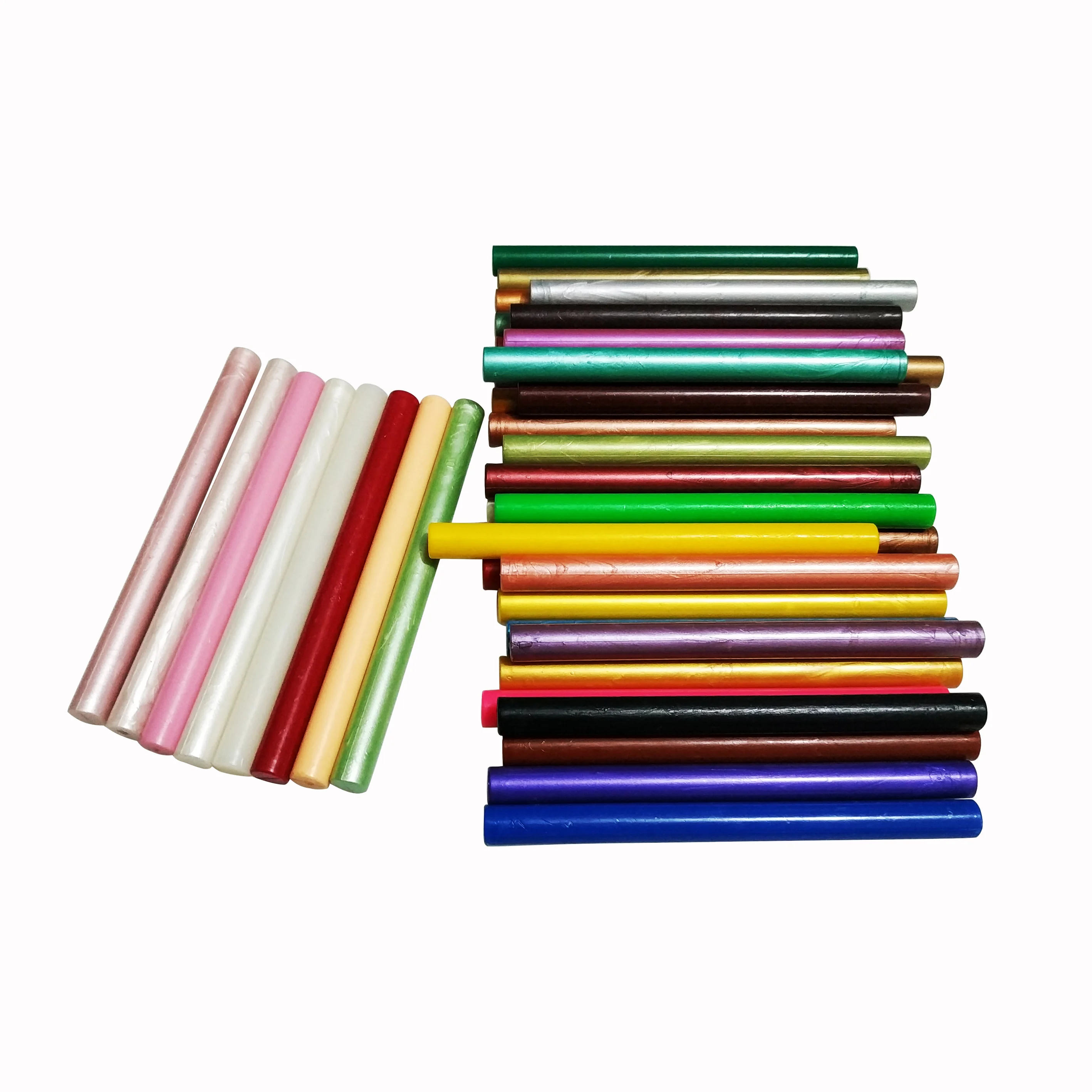 Круглые палочки для запечатывания клеевого пистолета 40 цветов приглашений и