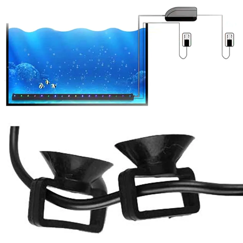 Подводный погружной рыбный бак светильник дистанционного Управление Цвет