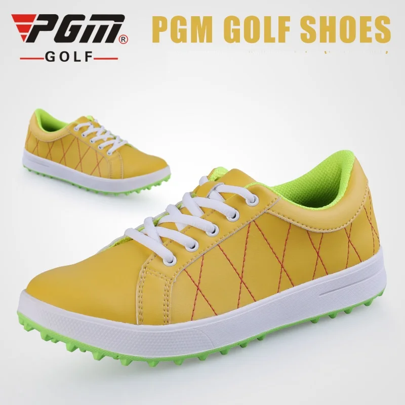 Женские туфли для гольфа PGM, дышащая обувь из микрофибры, водонепроницаемая обувь с шипами, нескользящая, хорошо держит в руке, обувь для гол... от AliExpress RU&CIS NEW