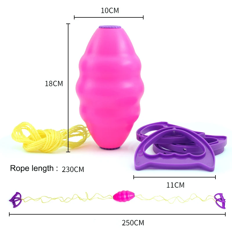 

Preschool children outdoor toy children shuttle handball double pull ball parent-child interaction sensory educational toys gift