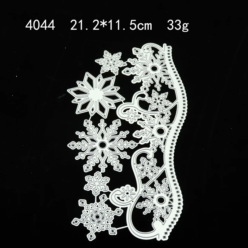 

JC Flowers Snowflakes Ramp Cutting Dies Template Scrapbooking Decorative Embossing Paper DIY Card Make Stencil Craft Mold Decor