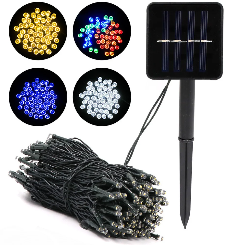

Led Solar Light String Fairy Lights Outdoor Solar Powered Lamp for Garden Decoration 3 Mode Holiday Xmas Wedding Party 5/7/12M