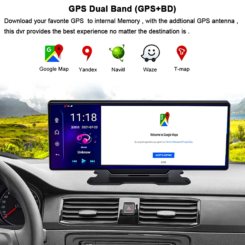 Автомобильный видеорегистратор-зеркало заднего вида 4 Гб + 32 ГБ 1080P | Автомобили и