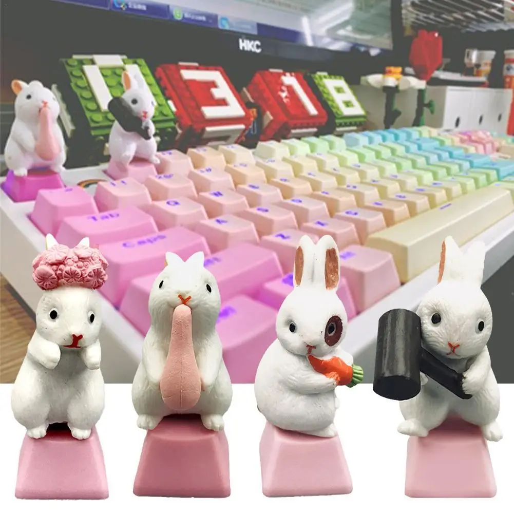 

3d-колпачок для механической клавиатуры CHERRY MX с милым кроликом