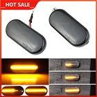 2 шт., светодиодный динамический боковой габаритный указатель поворота для Volkswagen VW Bora Golf 3 4 Passat 3BG Polo SB6 SEAT Ibiza Leon Skoda Ford
