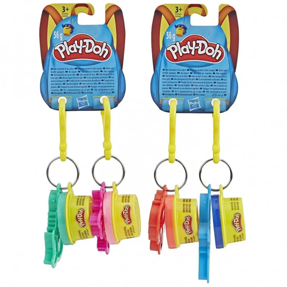 Набор игровой Play Doh Масса для лепки Два брелка в ассортименте E4996EU4|Пластилин| |