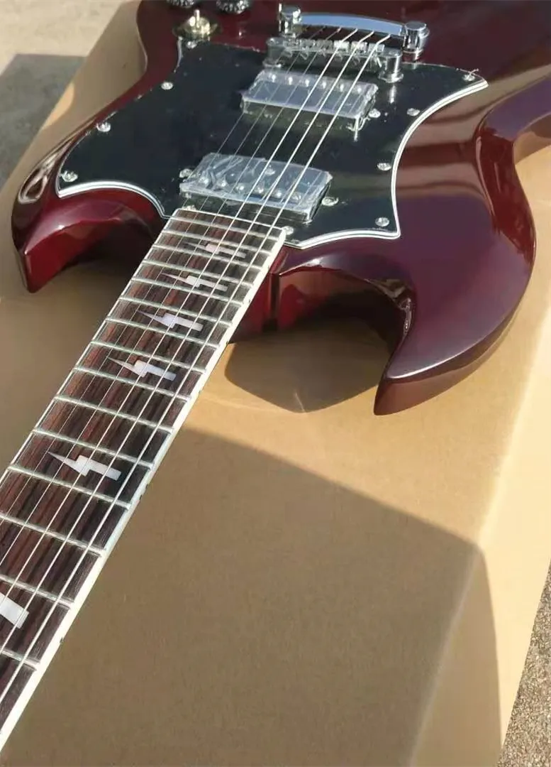 

Guitarra elctrica de jazz personalizada, 100% cuerpo de caoba, alta calidad
