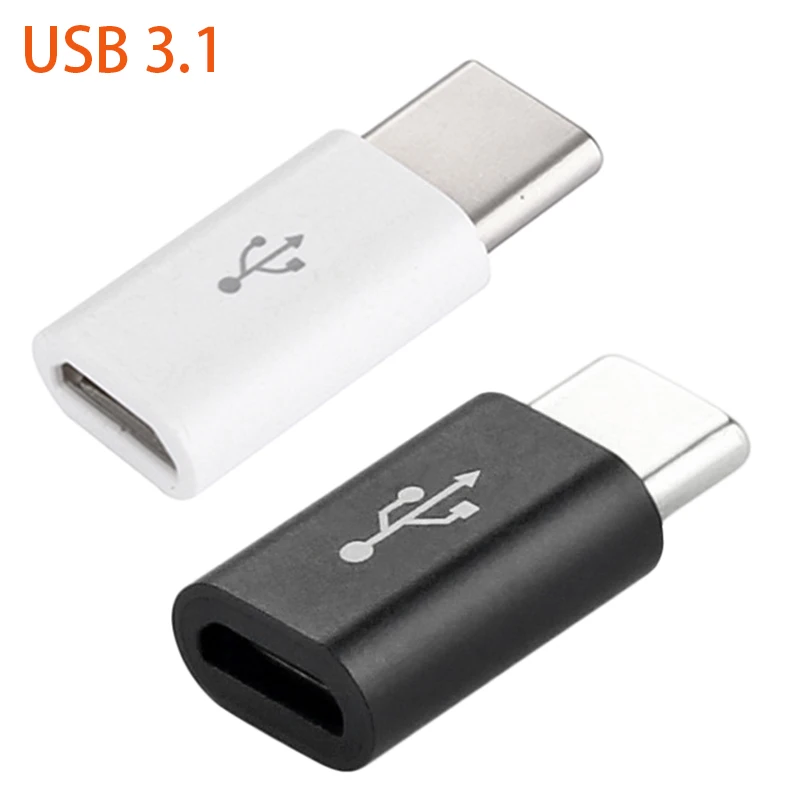 

5 PCS Mini Portable USB 3.1 Micro To USB-C Type-C Data Adapter Converter Connector For Phone Tablet Phone Accessories For Xiaomi