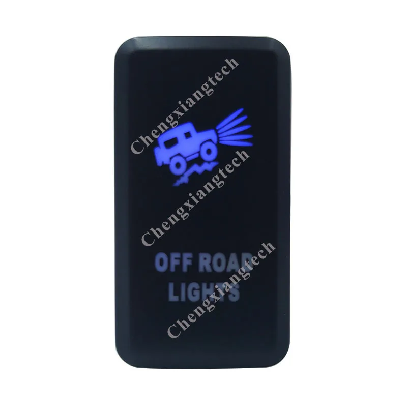 Синий светодиодный кнопка для автомобиля Toyota Prado Landcruiser Hilux FJ Cruiser ON Off Switch + Wire 12 V