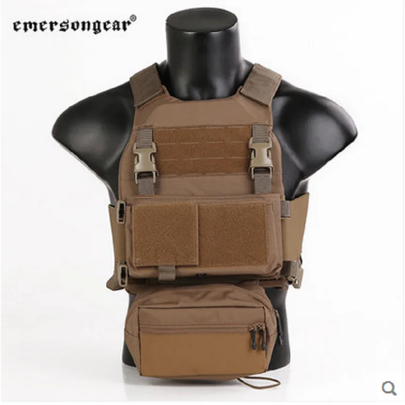 

Новинка, жилет Emersongear в стиле FCS + костюм с карманом для живота MK, тактический легкий жилет