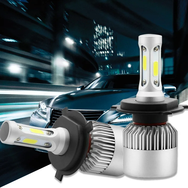 1 шт. светодиодный светильник S2 автомобильные лампы для стайлинга H1 H3 H7 H11 H13 9004 9005