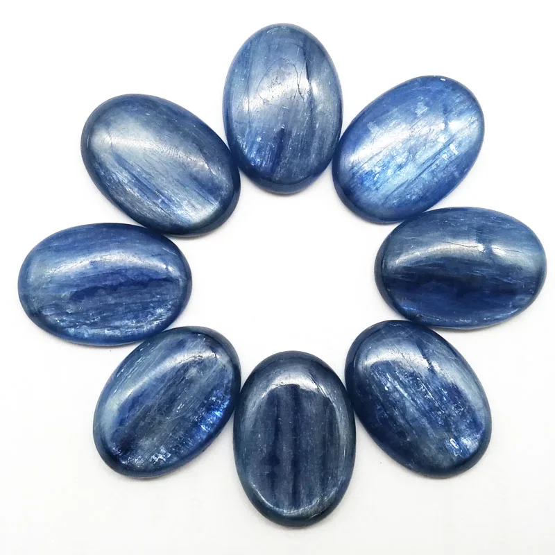 2 шт./лот высокое качество натуральный Кианит 18*25*5 мм Овальный ювелирный камень