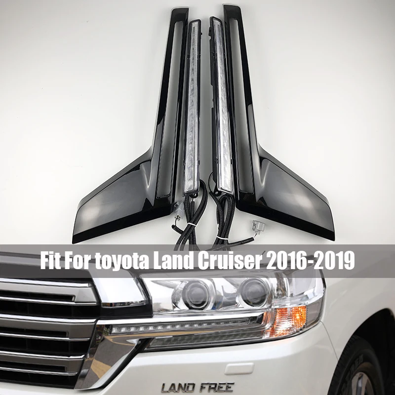 Автомобильный светодиодный сигнальный фонарь подходит для Land Cruiser Prado LC200 2016 2018 2019