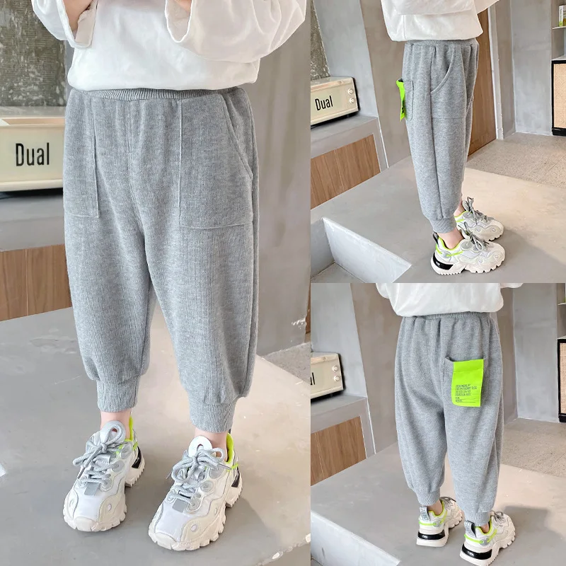 

Детские спортивные штаны, новинка 2021, Свободные повседневные штаны для мальчиков, Детские уличные спортивные штаны, детские штаны