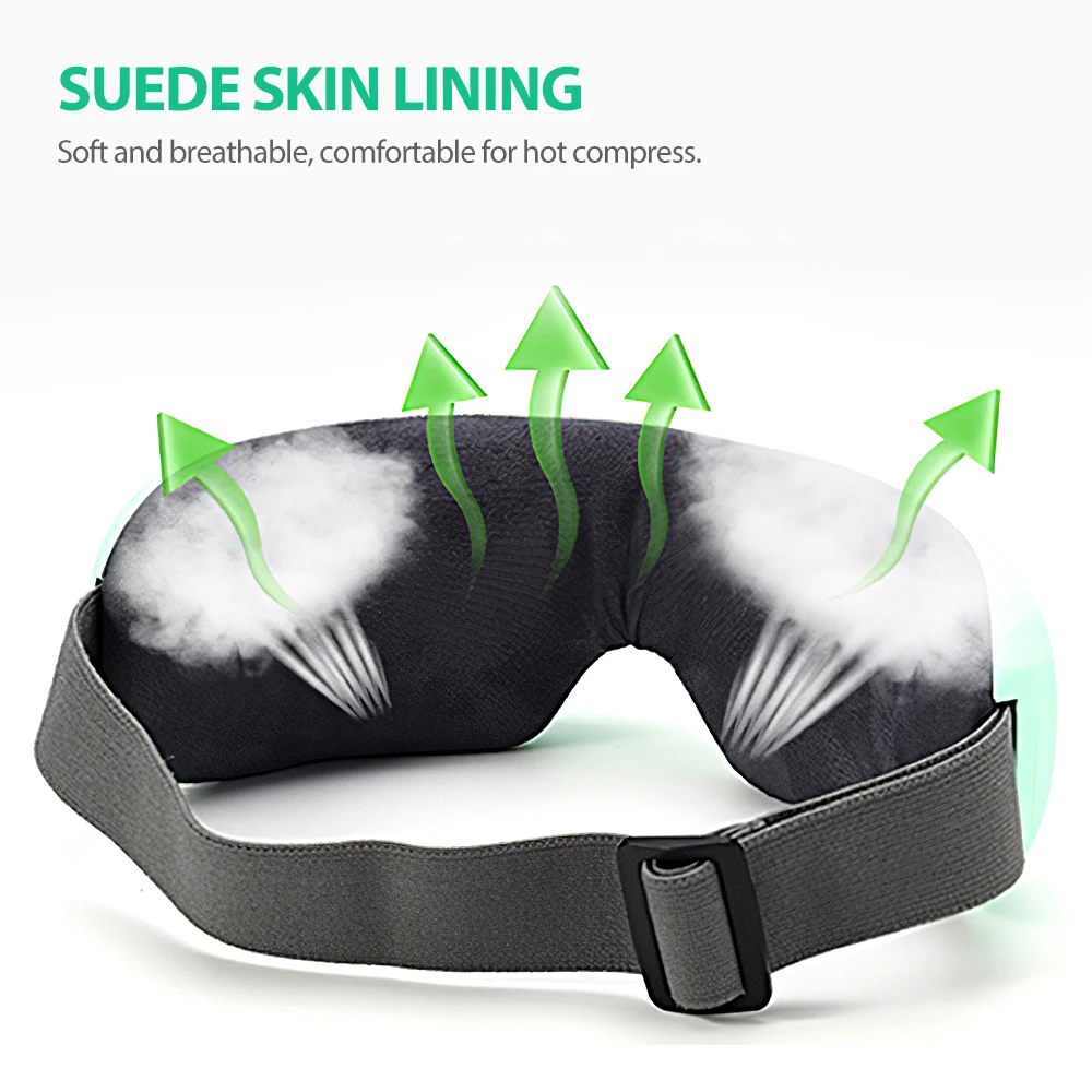 

Smart Airbag Vibration Eye Massager Eye Care Instrument Hot Compress Support Bluetooth Eye Fatigue Massage Glasses