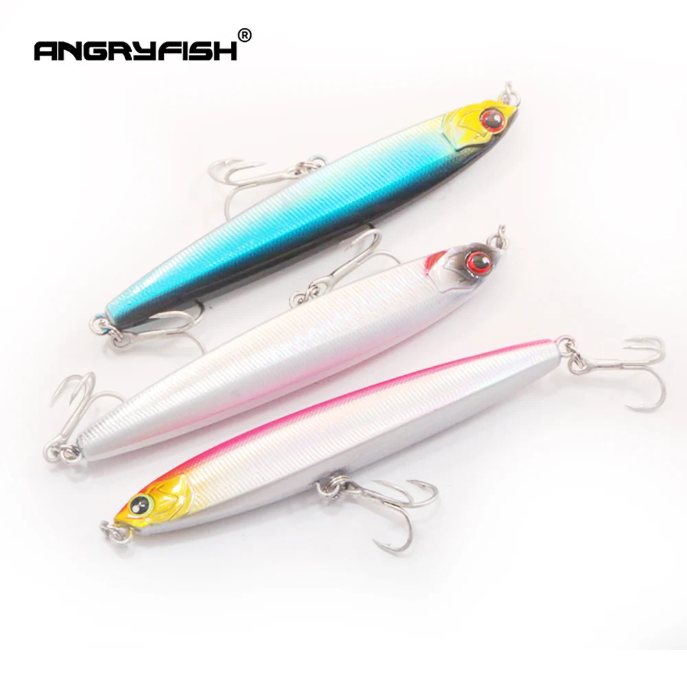 Фото Рыболовная приманка Angryfish, Реалистичная, 95 мм, 18 г, 3D, воблер с глазками, 1 шт. №4