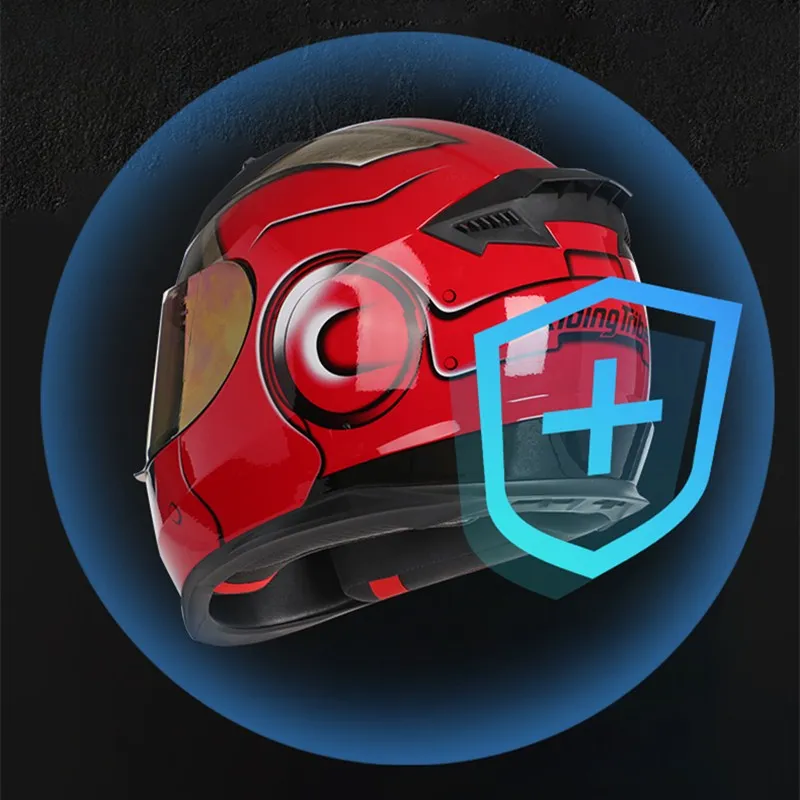 Мотоциклетный шлем X301 высокопрочный ударопрочный дышащий для езды на мотоцикле |