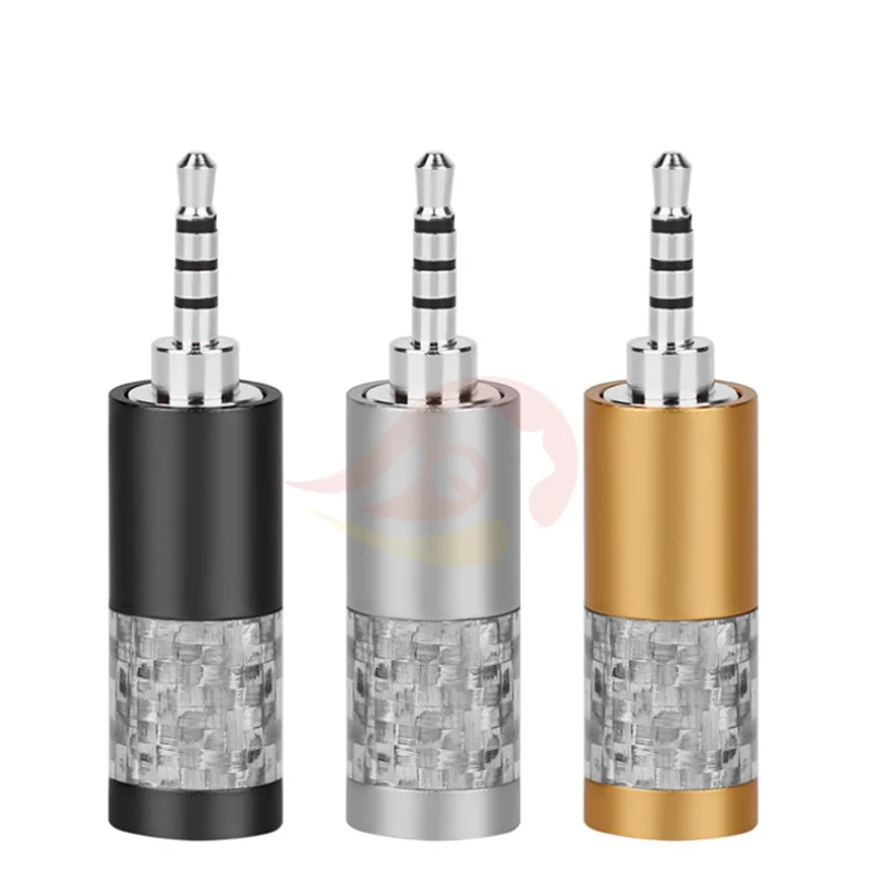 

2.5mm earphone plug balance plug Rhodium plated 2pcs