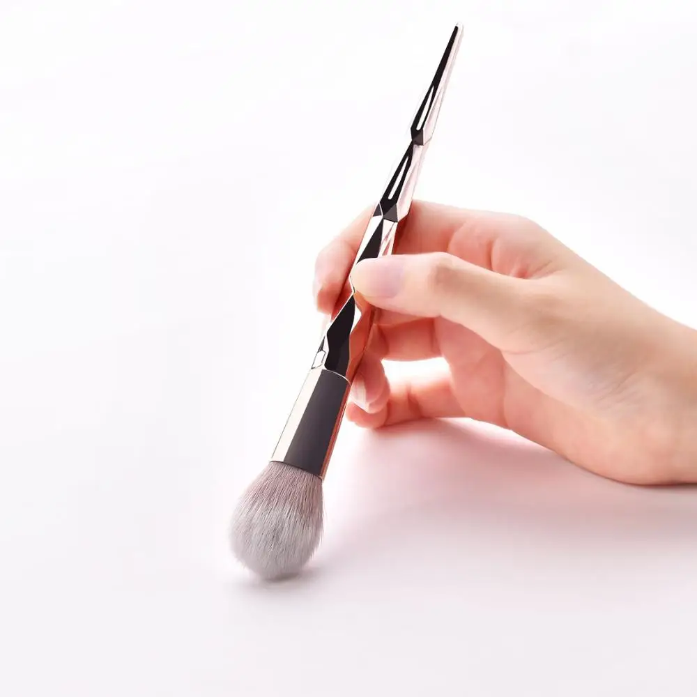 7 шт. розовое золото алмаз Макияж Кисти Набор Пудра основа тени для век Румяна