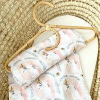 rainbowiris bamboo cotton baby muslin swaddle blanket with unicorn pattern photography cloth diaper wrap 120x120cm
