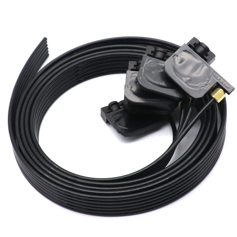 6 цветов чернил трубки шланг трубы Линия 1 3 м с УФ квадратной небольшой демпфер