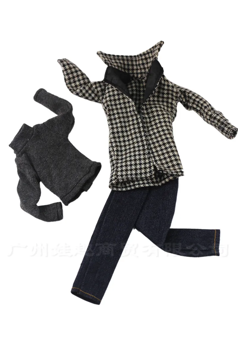 

2021 New Ken Fashion Suit Outfits Set for Barbie CD FR Kurhn BJD Doll Clothes Accessories Dollhouse Role Play