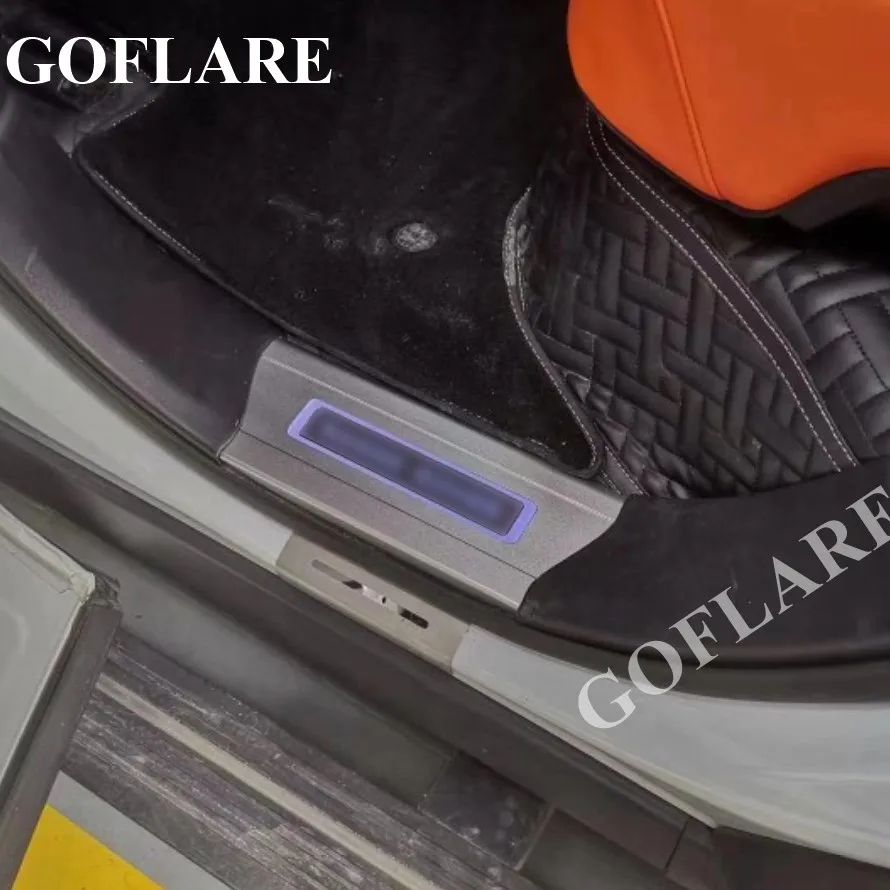 Светодиодный порог для автомобильной двери Range Rover L405 Sport L494 2014 2020 аксессуары