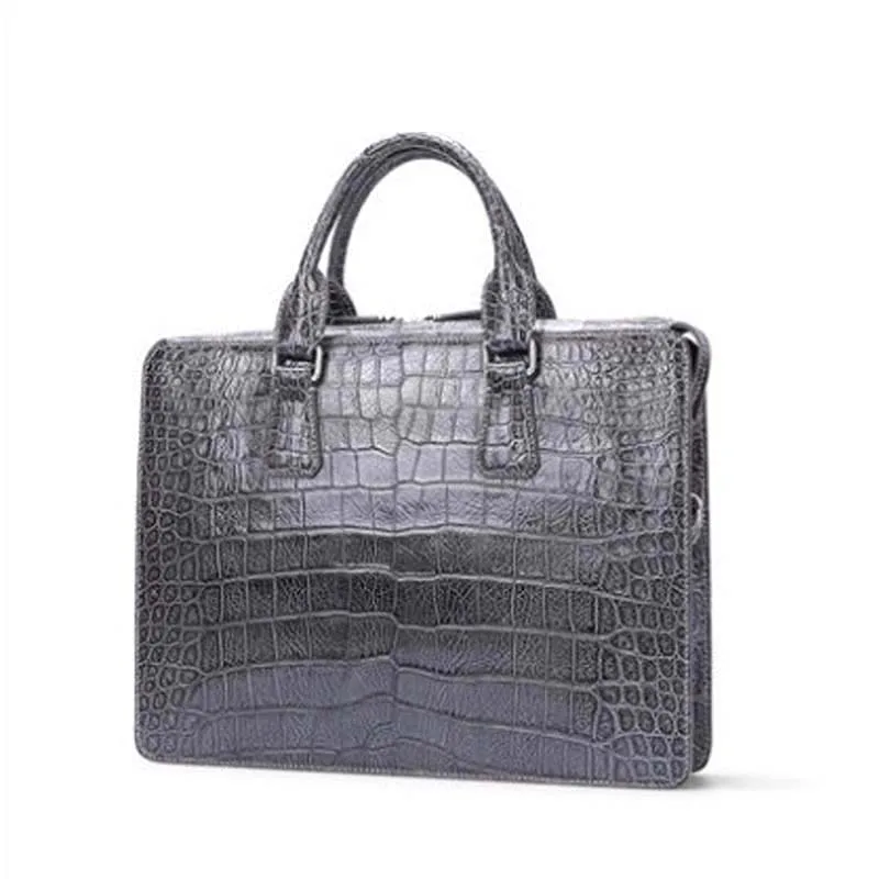Новая импортная крокодиловая сумка gete для мужчин портфель из крокодиловой кожи