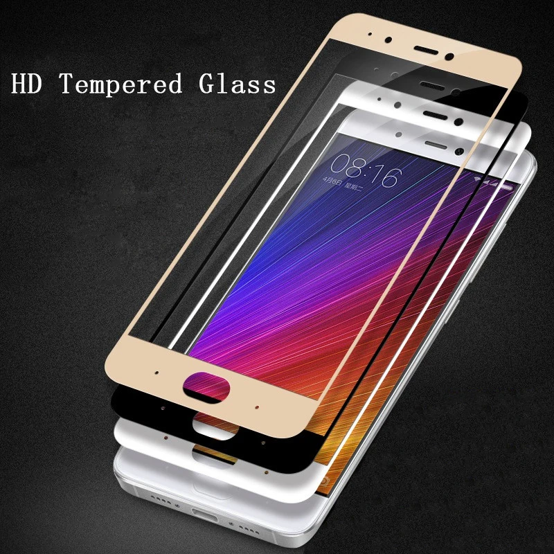 Полное покрытие из закаленного стекла на для Xiaomi Mi A1 5X 5S Plus 6 защитный чехол для экрана для Note 5 4 3 Pro 5A 4X 4A защитная пленка