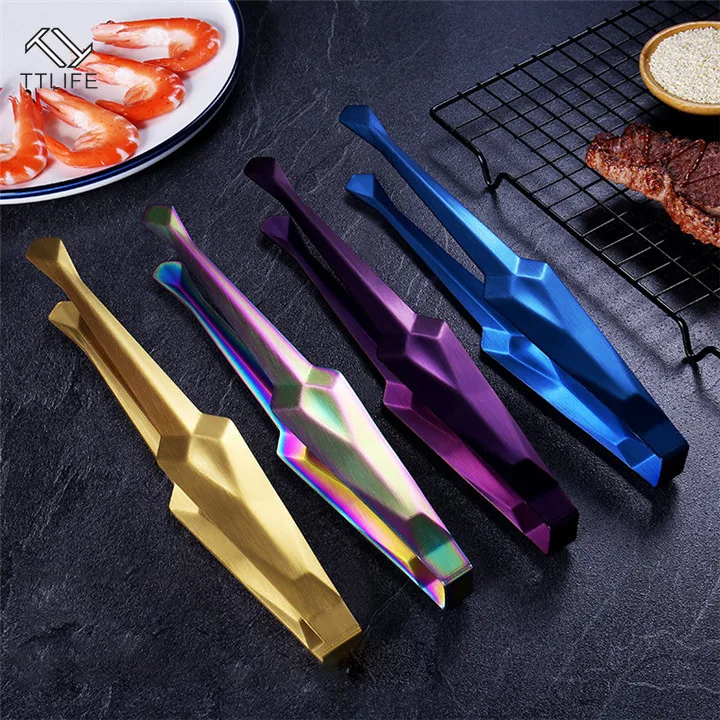 304 нержавеющая сталь антипригарный стол корейский зажим для барбекю хлеб стейк