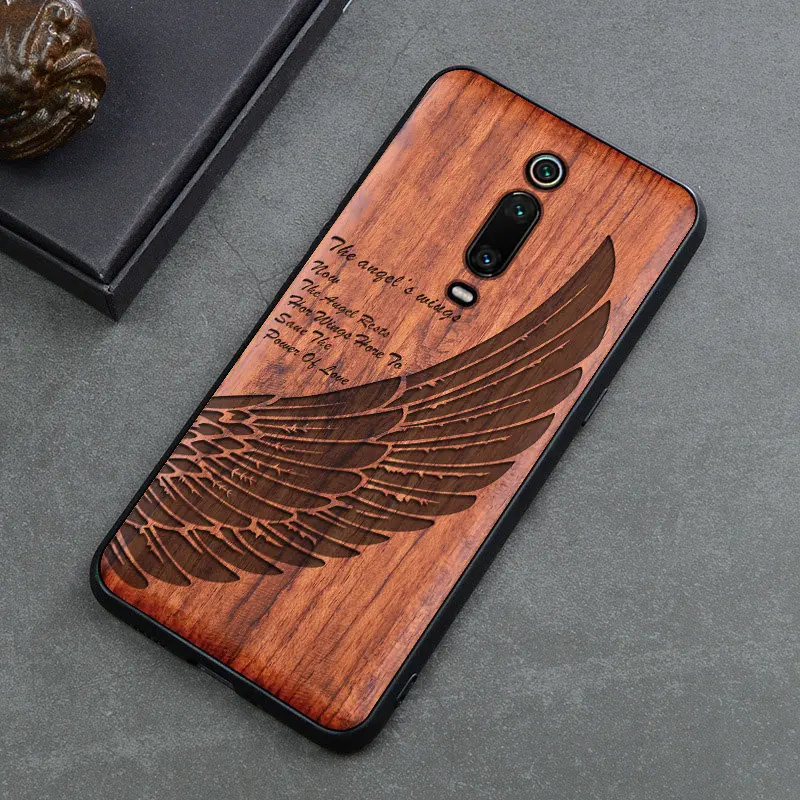 Для Xiaomi mi 9t чехол Boogic Wood funda Red mi k20 Pro Rosewood TPU противоударный задний Чехол для телефона Xiaomi mi 9T Pro Чехол