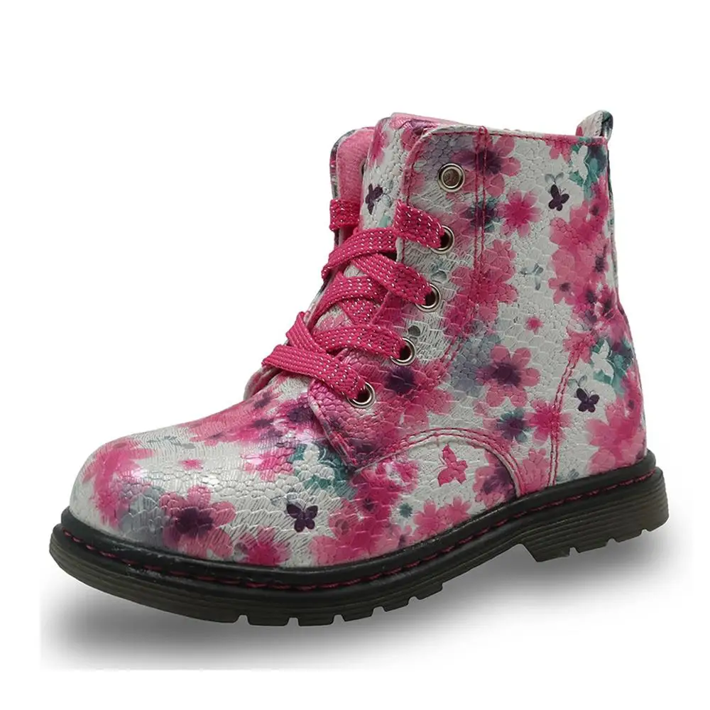 Демисезонные зимние детские ботильоны обувь для девочек детская из