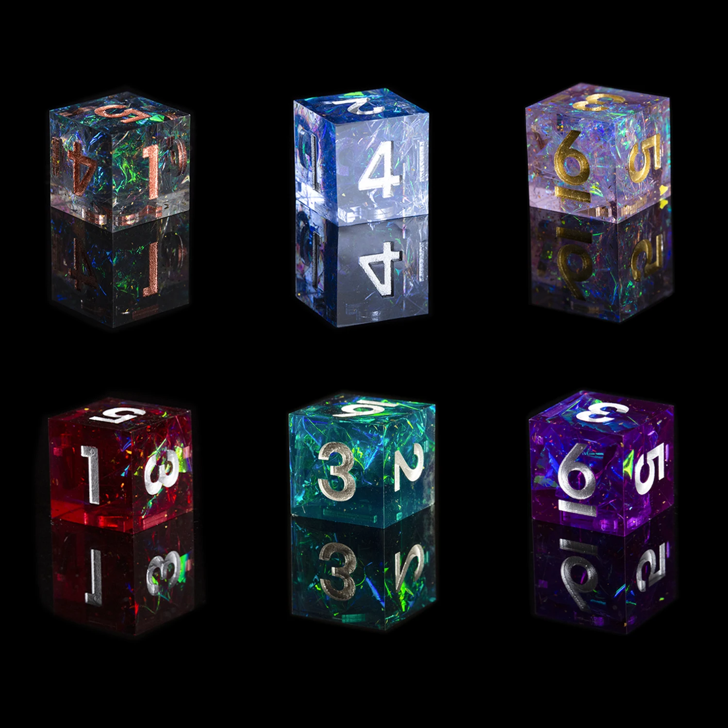 DND игральные игры кости 100% ручной работы D6 коллекция многогранные зеркальные