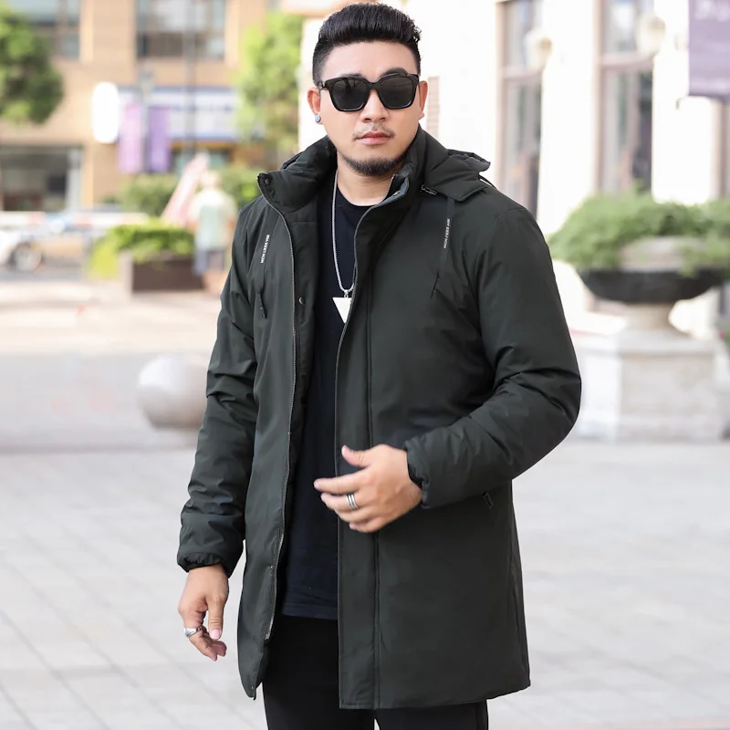 Новинка, большие размеры, 10XL, 9XL, 8XL, мужские парки, длинная хлопковая зимняя куртка, пальто для мужчин, теплая брендовая Толстая куртка, Мужская куртка-парка, топы-20 класс