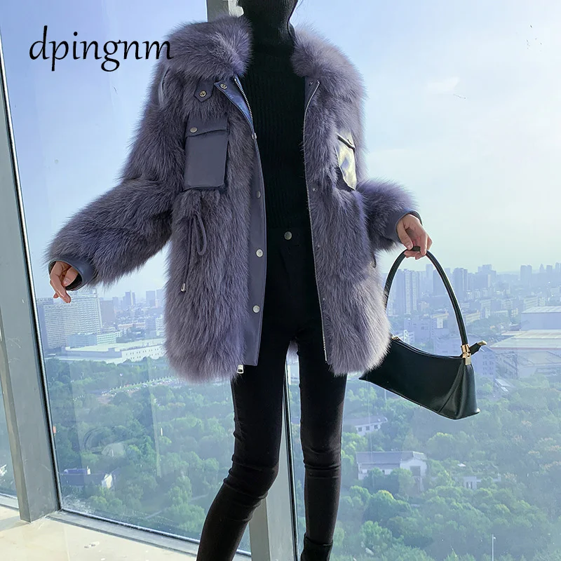 

2020 New Women Warm Hoody Fur Jackets Coats Plush Collar Solid Parkas Overcoats Autumn Winter Jacket Outwear Plus Size 3XL
