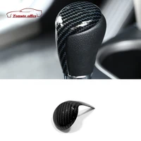 abs carbon fiber for toyota rav4 corolla e170 2014 15 16 17 2018 accessories car gear shift lever knob handle cover trim styling