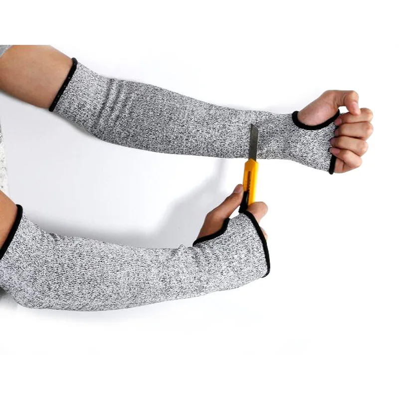 

Pair Protect Stainless Steel Wire Arm Sleeves Anti-cut Cuff Arm guard Anti-wear Armband Work Safety Wrist Outdoor Survival Tool