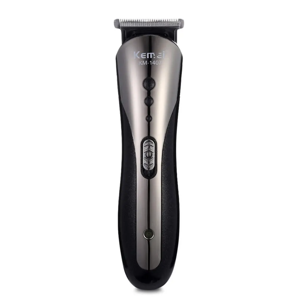 

KEMEI KM-1409 Carbon Steel Head Hair Trimmer Rechargeable Electric Razor Men Beard Shaver Electric Hair Clipper