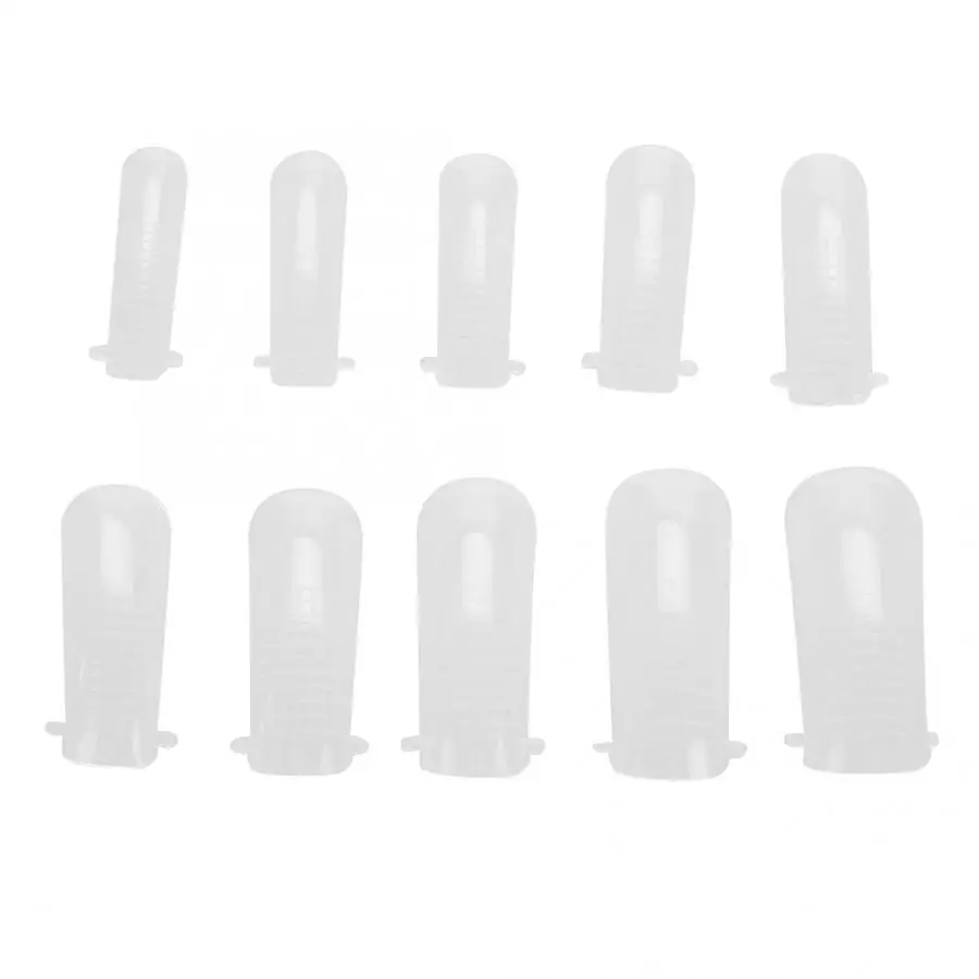 100 Pcs Quick Building Mold Tips Nail Dual Forms Finger Extension Nail Art Poly Gel Tool DIY Nail Art Manicure Tools False Nail