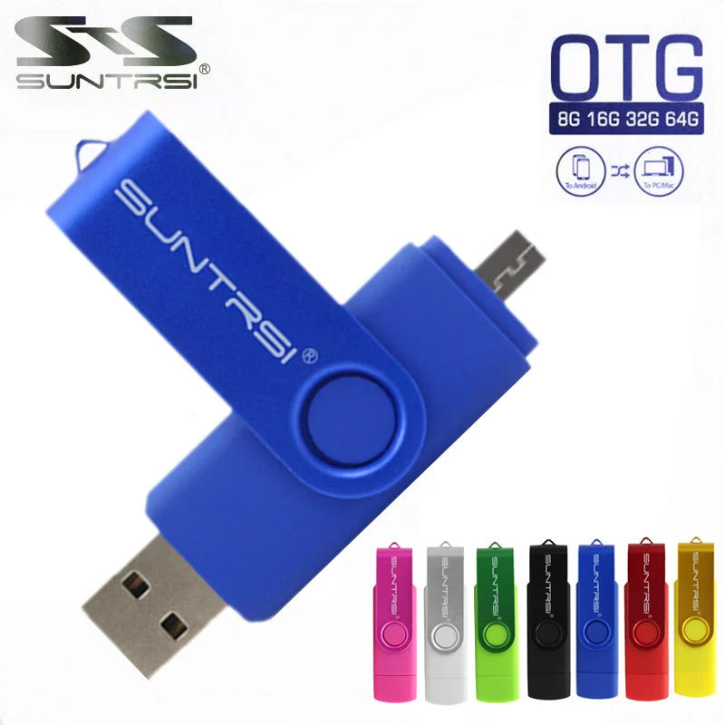 Suntrsi, смартфон, USB флеш-накопитель, металлическая ручка, 128 ГБ, 64 ГБ, 32Гб, 16Гб, OTG, внешнее хранилище, микро usb карта памяти, флеш-накопитель