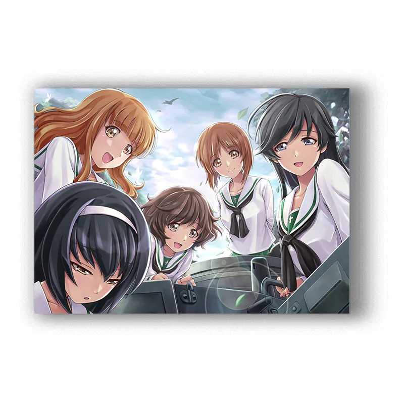 Плакаты и принты в виде Танков для девушек из фильма бумага с белым покрытием