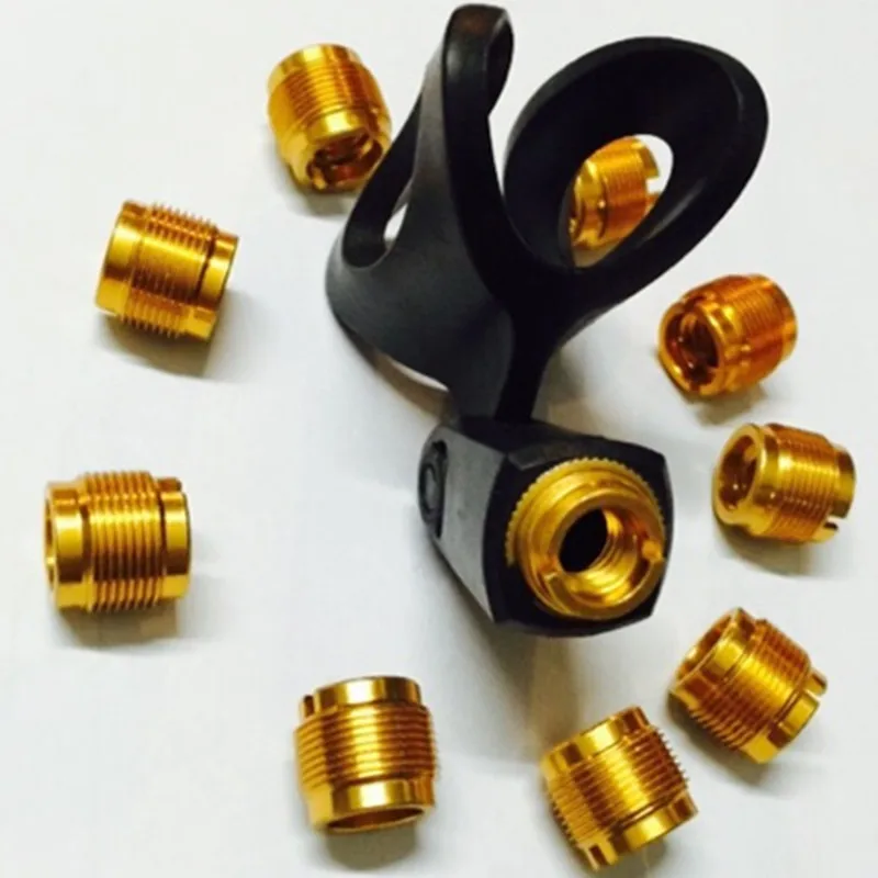 Винтовая гайка для микрофона 20 шт. адаптер с резьбой от 3/8 до 5/8 дюйма коннектор