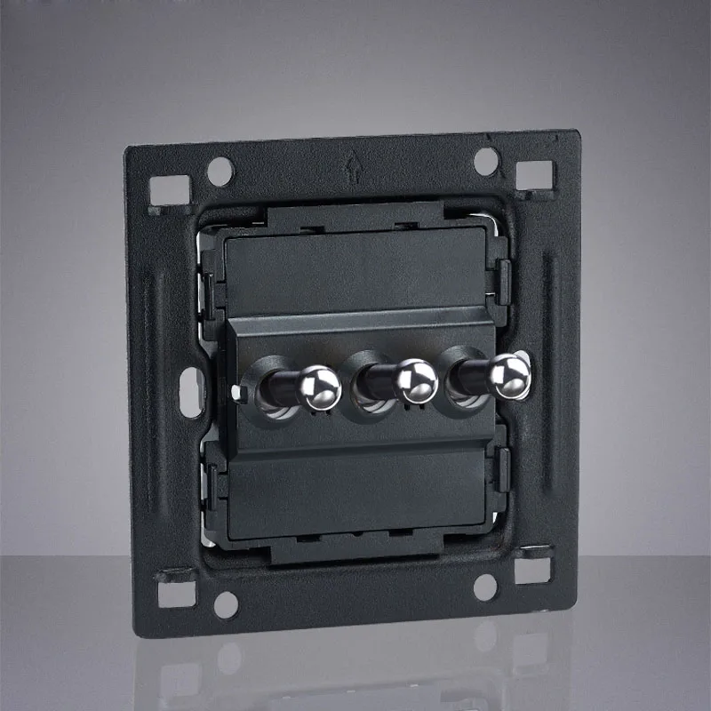 3 банды Белый Серебряный рычаг Ретро тумблер 86 Тип три открытых один двойной