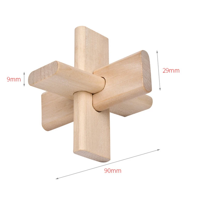 Досуг Дети Pouplar Классический IQ пазл для Тренировки Мозга Игрушка 3 палочки